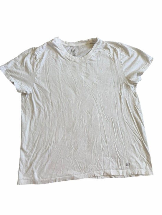GAP Other - GAP White Logo-Print Crewneck Tee